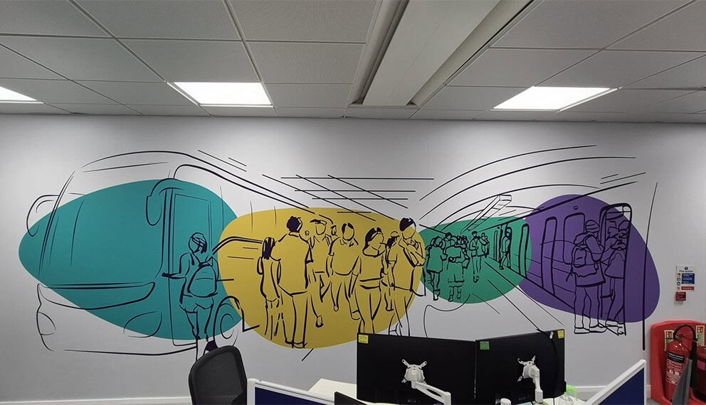 Signage for Offices - Wall Graphics & Branding