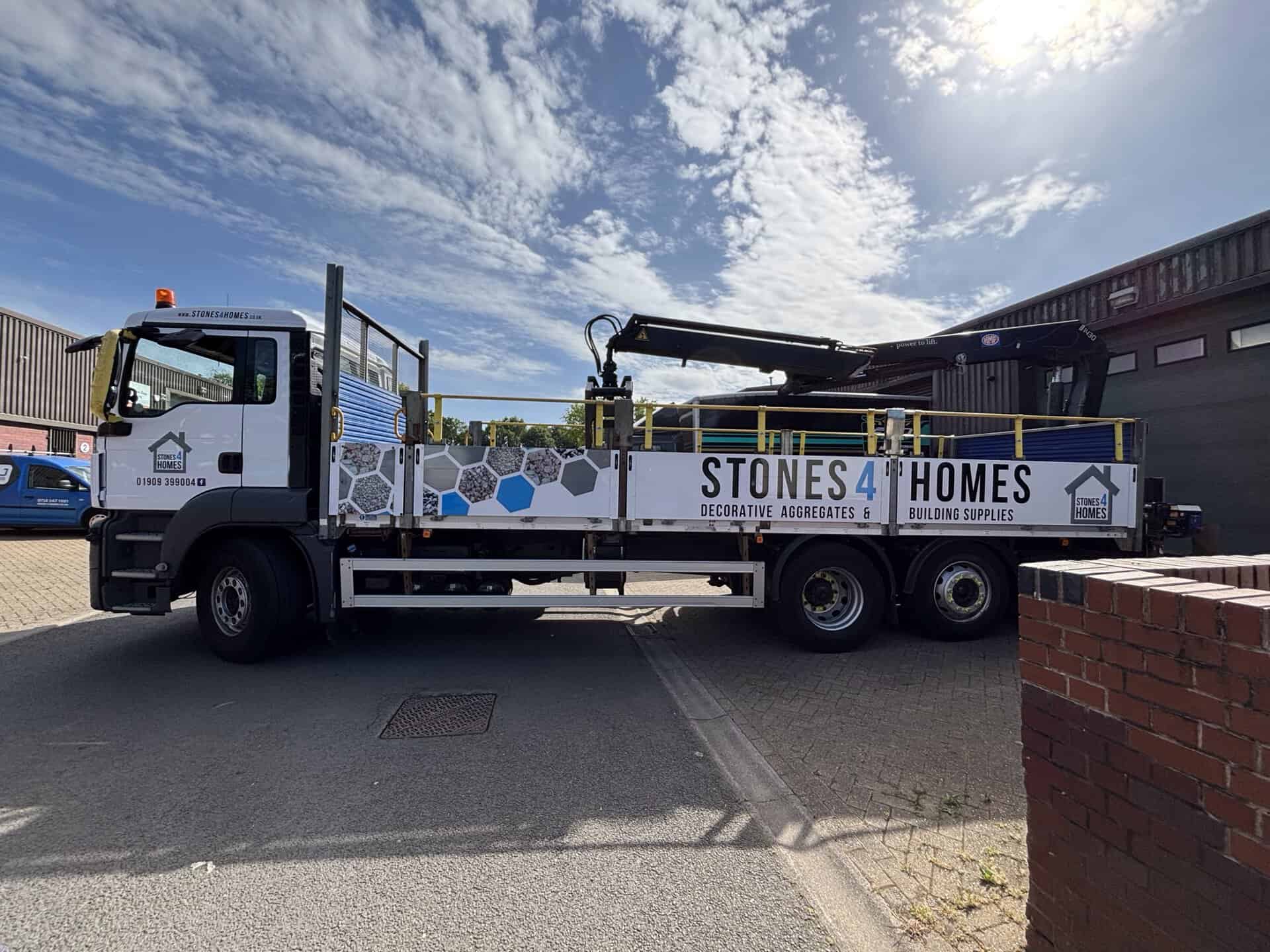 Commercial truck graphics and lorry branding for Rotherham businesses