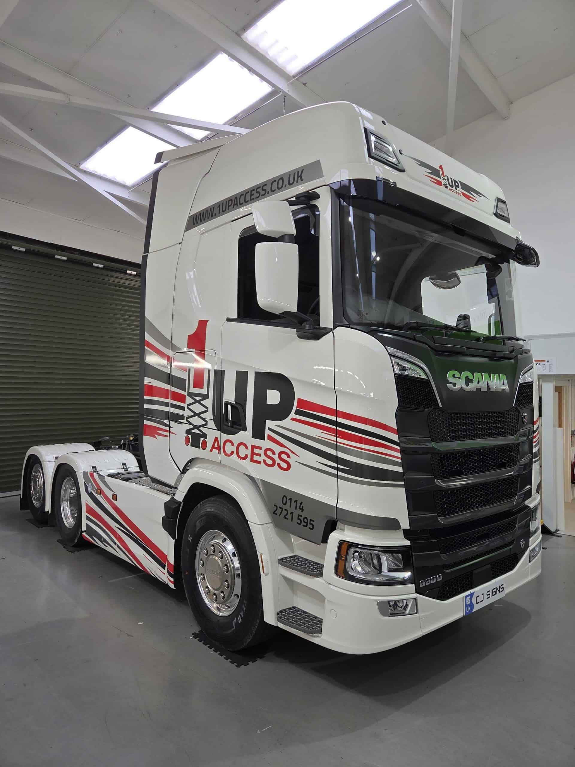Fleet lorry wrapping and HGV branding services in Rotherham