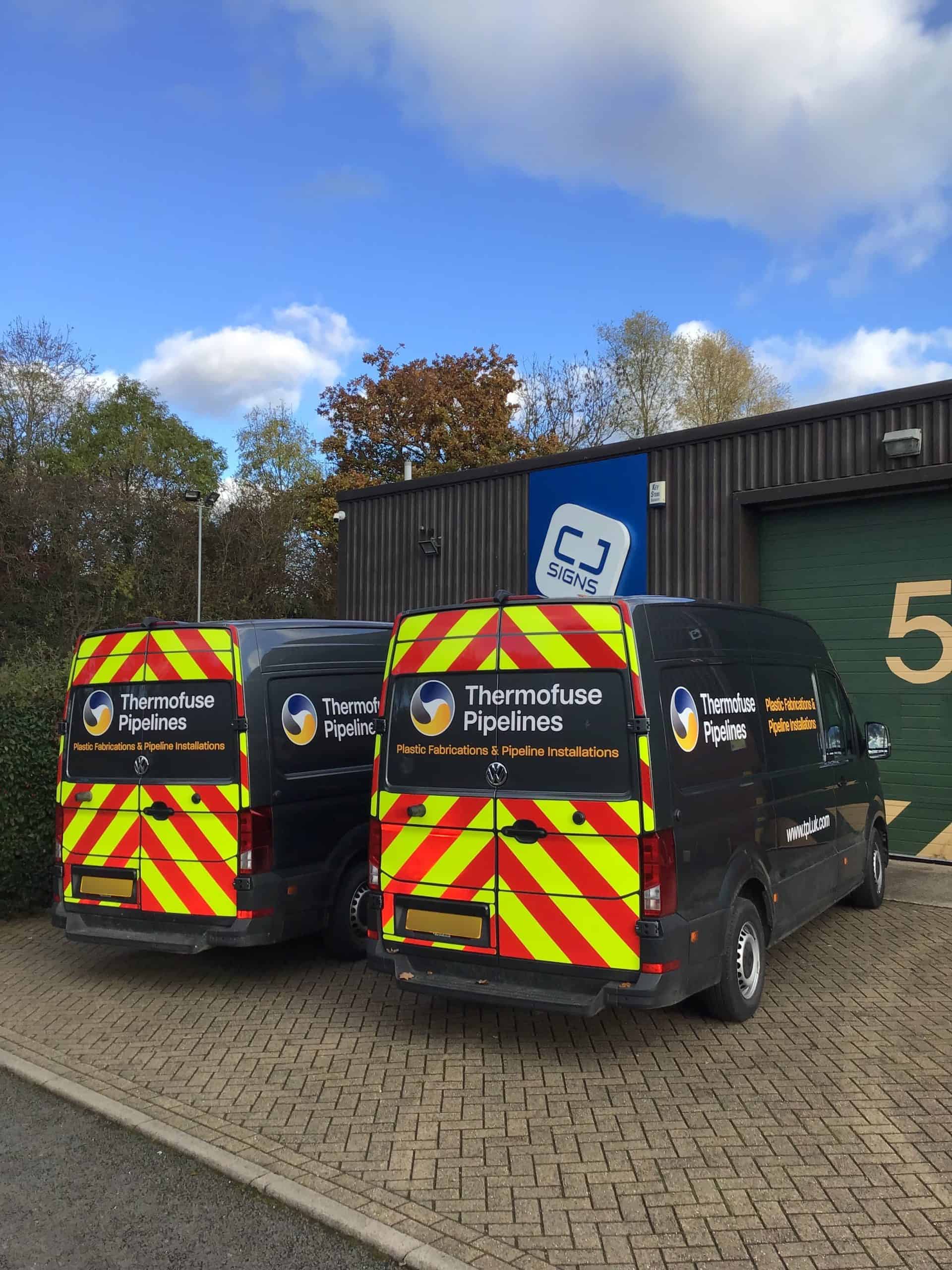 Vehicle fleet branding and wrap installation in Rotherham